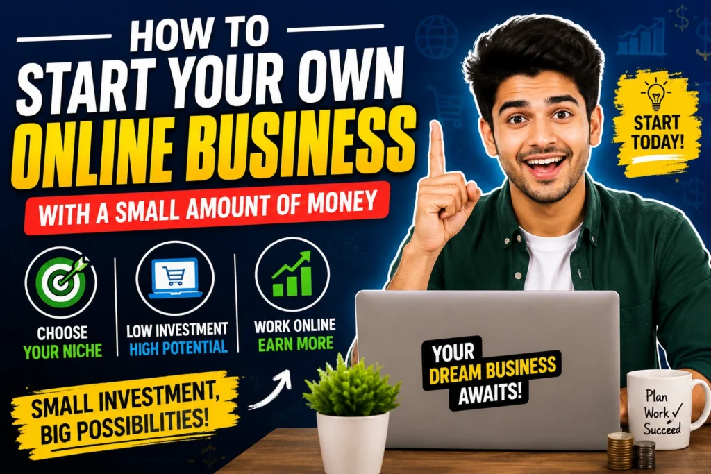 How to Start Your Own Online Business with a Small Amount of Money