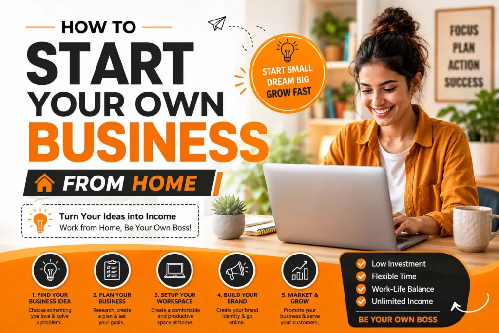 How to Start Your Own Business from Home